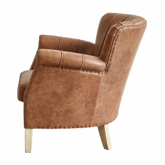natur loft vilagos barna konyak bor fotel borfotel fotel vintage cottage rusztikus country karpitos butor.jpg